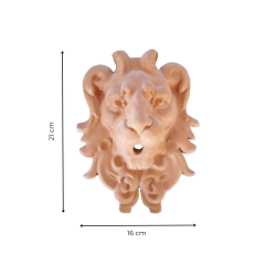 Matériaux d'Antan : MASCARON TETE DE LION TERRE CUITE