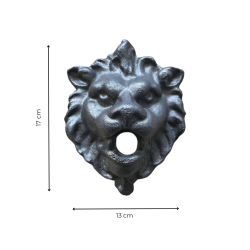 Matériaux d'Antan : MASCARON LION EN FONTE PM H17