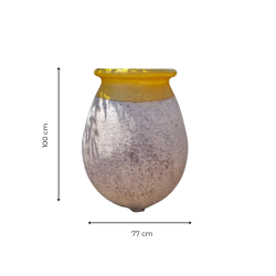 Matériaux d'Antan : JARRE GOUTTE H100 JAUNE