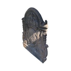 Matériaux d'antan : PLAQUE DE CHEMINEE ANCIENNE H65