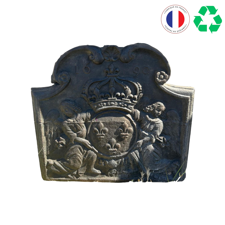 Matériaux d'antan : PLAQUE DE CHEMINEE H55