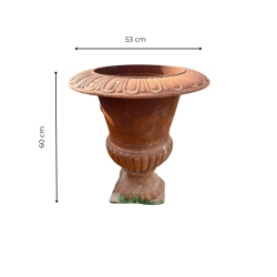 Matériaux d'Antan : VASE MEDICIS EN FONTE H60