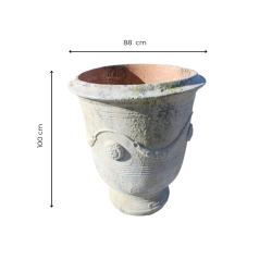 Matériaux d'Antan : VASE EN PIERRE RECONSTITUEE GM H102