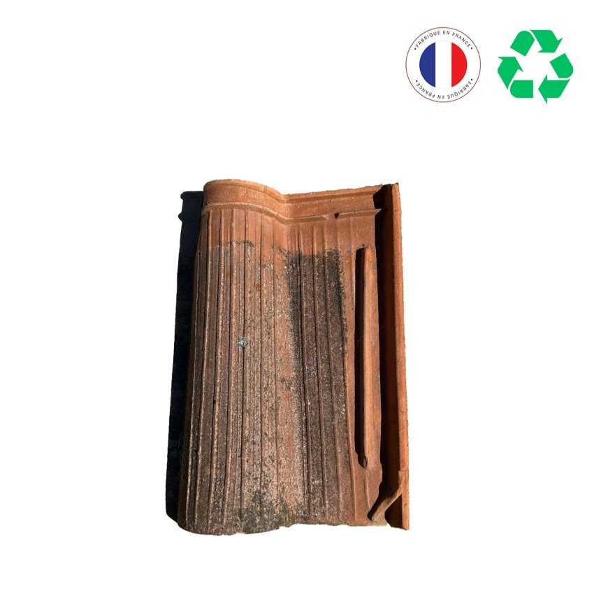 Matériaux d'Antan : TUILE ROMANE A STRIES MOYENNES
