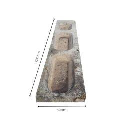 Matériaux d'Antan : AUGE EN PIERRE 3 BACS L220