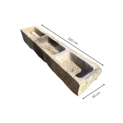 Matériaux d'Antan : AUGE 3 BACS EN PIERRE L220
