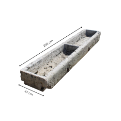 Matériaux d'Antan : AUGE EN PIERRE 2 BACS L250