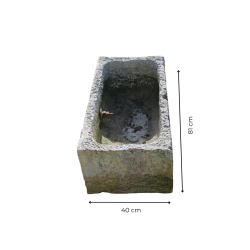 Matériaux d'Antan : PETIT BAC ANCIEN EN PIERRE H29