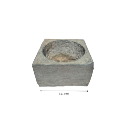 Matériaux d'Antan : BAC CARRE EN PIERRE H36
