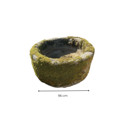 Matériaux d'Antan : AUGE RONDE ANCIENNE EN PIERRE H45