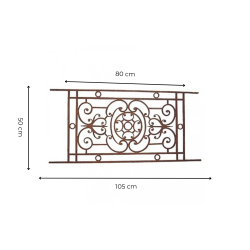 GARDE CORPS FONTE H50