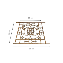 GARDE CORPS FER FORGE H90