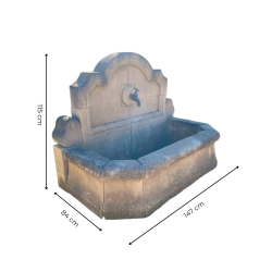 FONTAINE MURALE COEUR H115