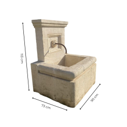 PETITE FONTAINE MURALE BASSIN H110