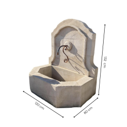 Matériaux d'Antan : FONTAINE AVEC LISERET H130