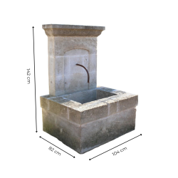 Matériaux d'Antan : FONTAINE MURALE ARCHE H143