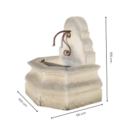 Matériaux d'Antan : PETITE FONTAINE ARRONDIE