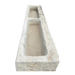 Matériaux d'antan : AUGE EN PIERRE 2 BACS L226,5