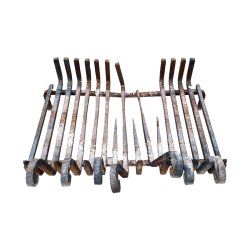 Matériaux d'antan : PORTE BUCHE FONTE H31