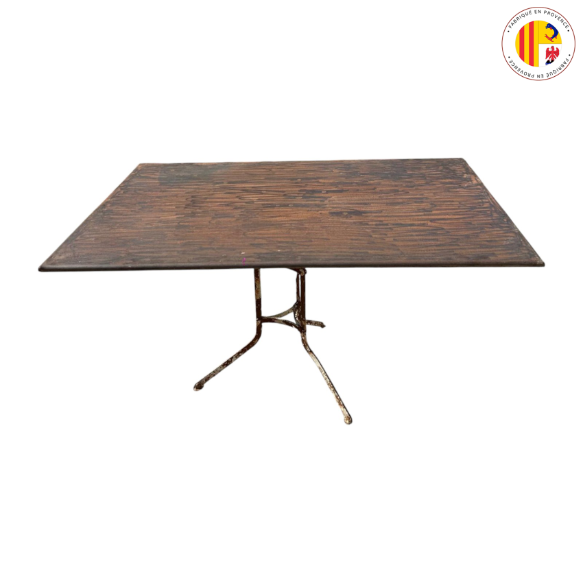 Matériaux d'antan : DESSUS DE TABLE EN FER L130