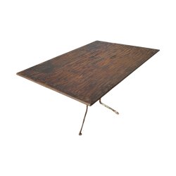 Matériaux d'antan : DESSUS DE TABLE EN FER L130