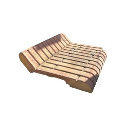 Matériaux d'antan : SOLE FOYERE EN TERRE CUITE REFACTAIRE