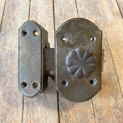 Matériaux d'Antan : VERROU FLEUR H13