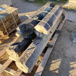 Matériaux d'Antan : PAIRE COLONNES DE PREAU H340