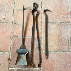 Matériaux d'Antan : ENSEMBLE ACCESSOIRES CHEMINÉE H83