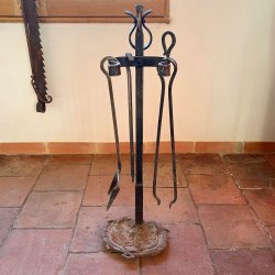 Matériaux d'Antan : ENSEMBLE ACCESSOIRES CHEMINÉE H83