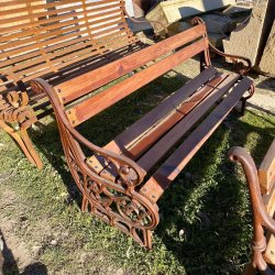 Matériaux d'Antan : BANC EN BOIS 4 PLACES L180