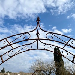 Matériaux d'Antan : ARCHE POINTE FLEUR DE LYS H250