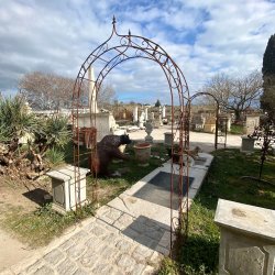 Matériaux d'Antan : ARCHE POINTE FLEUR DE LYS H250