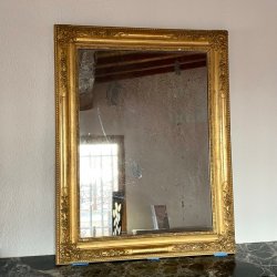 Matériaux d'antan : MIROIR DORÉ H84