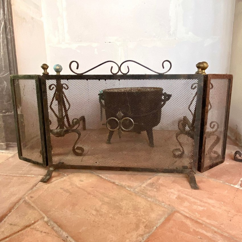 Matériaux d'Antan : PARE-FEU DE CHEMINEE H38