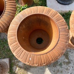 Matériaux d'Antan : VASE MEDICIS EN FONTE H60