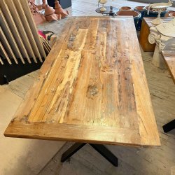 Matériaux d'Antan : PLATEAU DE TABLE BOIS RECYCLE